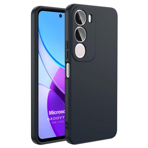 Microsonic Vivo Y19s Kılıf Groovy Soft Siyah