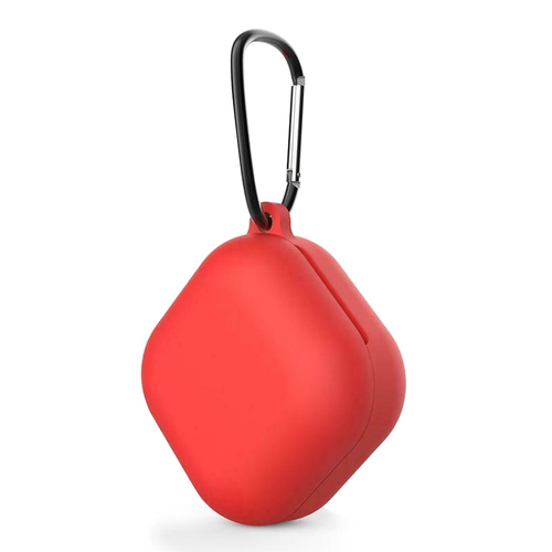 Microsonic Samsung Galaxy Buds Core Kılıf Askılı Mat Silikon Kırmızı