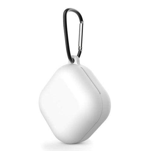 Microsonic Samsung Galaxy Buds Core Kılıf Askılı Mat Silikon Beyaz