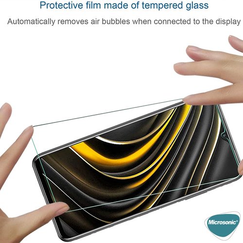 Microsonic Xiaomi Redmi Note 9 4G Tempered Glass Cam Ekran Koruyucu