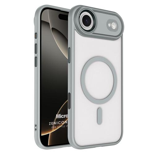 Microsonic Apple iPhone 17 Air Kılıf Zenicon MagSafe Gri