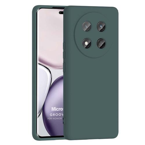 Microsonic Honor Magic 7 Lite Kılıf Groovy Soft Koyu Yeşil