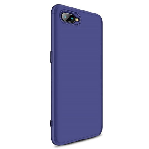 Microsonic Oppo RX17 Neo Kılıf Double Dip 360 Protective Lacivert
