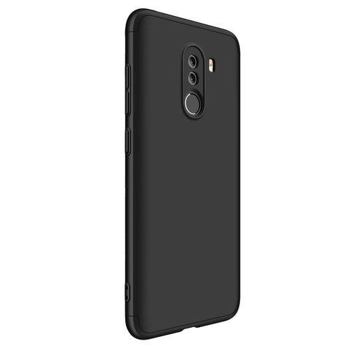 Microsonic Xiaomi Pocophone F1 Kılıf Double Dip 360 Protective Siyah