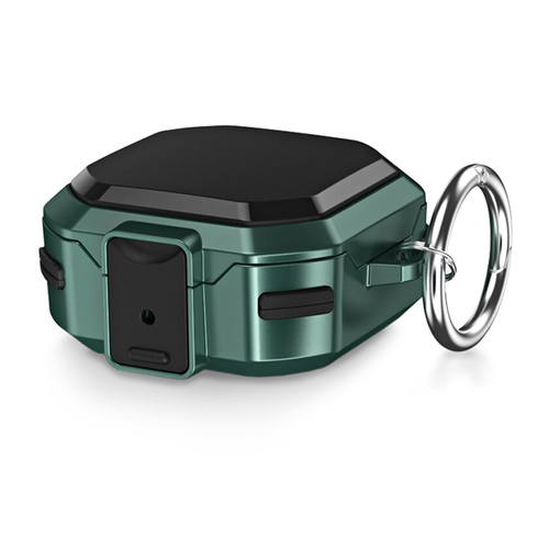 Microsonic Samsung Galaxy Buds Core Kılıf Darbeye Dayanıklı Sert Koruyucu + Askılık Yeşil