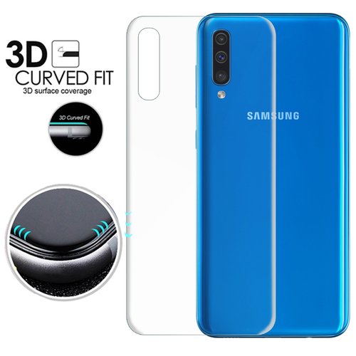 Microsonic Samsung Galaxy A50 Ön + Arka Kavisler Dahil Tam Ekran Kaplayıcı Film