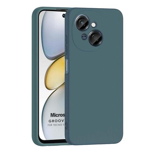 Microsonic TECNO Spark Go 1 Kılıf Groovy Soft Koyu Yeşil