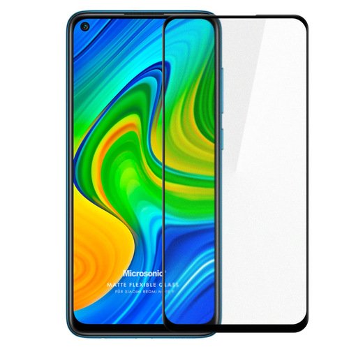 Microsonic Xiaomi Redmi Note 9 Seramik Matte Flexible Ekran Koruyucu Siyah