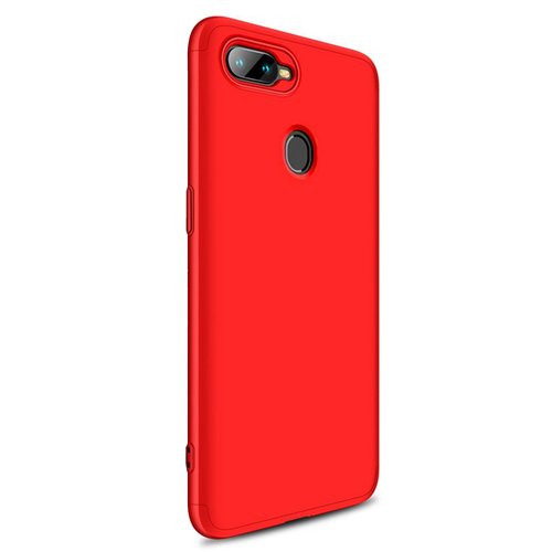 Microsonic Oppo F9 / F9 Pro Kılıf Double Dip 360 Protective Kırmızı