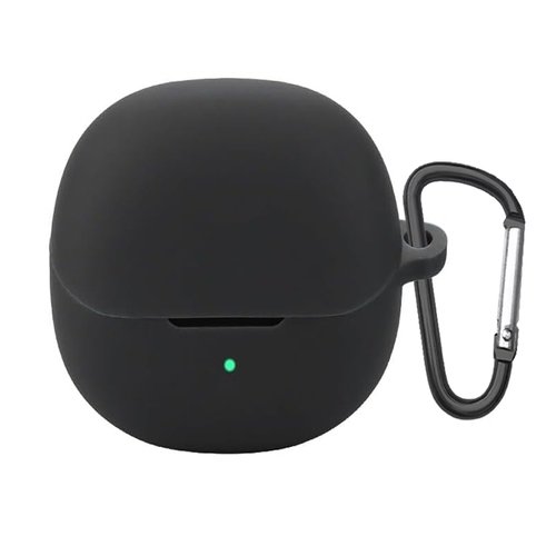 Microsonic QCY HT08 MeloBuds Pro Kılıf Askılı Mat Silikon Siyah