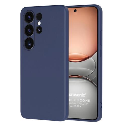 Microsonic Samsung Galaxy S26 Ultra Kılıf Groovy Soft Lacivert