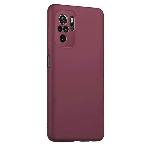 Microsonic Matte Silicone Xiaomi Redmi Note 10S Kılıf Mor