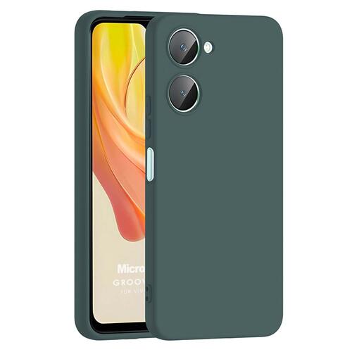 Microsonic Vivo Y18 Kılıf Groovy Soft Koyu Yeşil