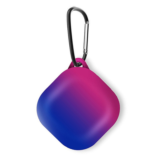 Microsonic Samsung Galaxy Buds Core Kılıf Degrade Rubber Pembe Mavi