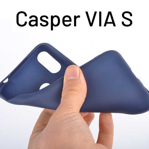 Microsonic Matte Silicone Casper Via S Kılıf Lacivert