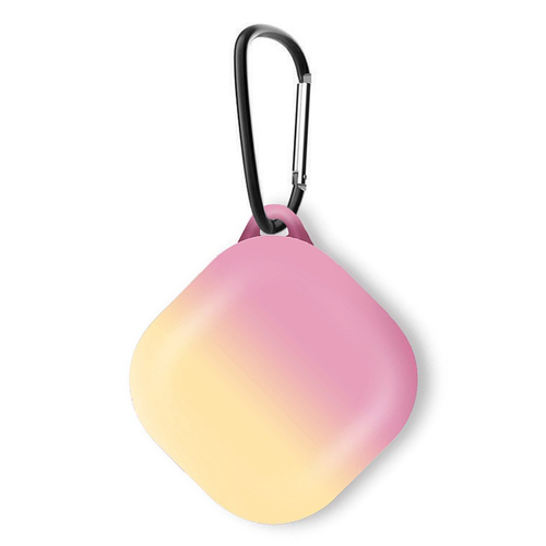 Microsonic Samsung Galaxy Buds Core Kılıf Degrade Rubber Pembe Sarı