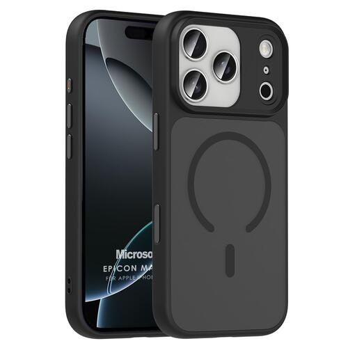 Microsonic Apple iPhone 17 Pro Kılıf Epicon MagSafe Siyah