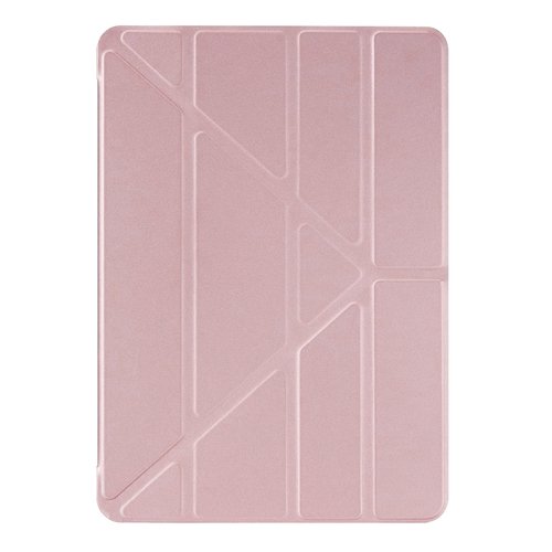 Microsonic Samsung Galaxy Tab S9 Plus X810 Kılıf Origami Pencil Rose Gold