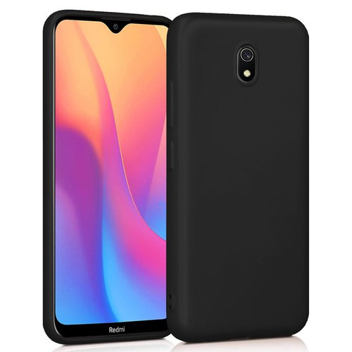 Microsonic Matte Silicone Xiaomi Redmi 8A Kılıf Siyah