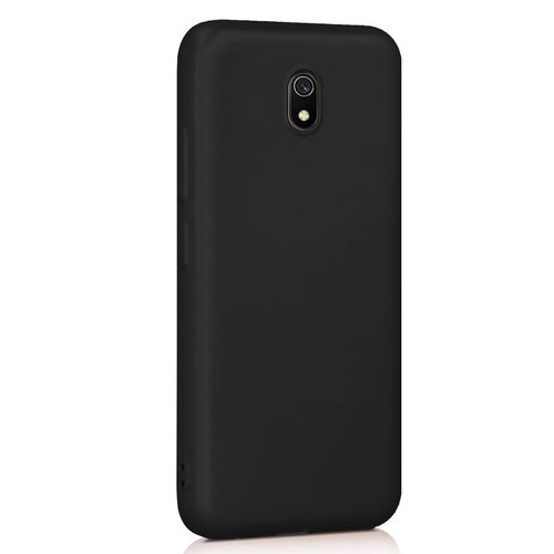 Microsonic Matte Silicone Xiaomi Redmi 8A Kılıf Siyah