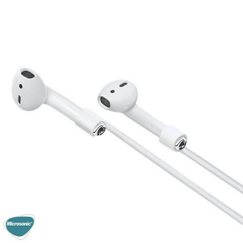 Microsonic Apple AirPods Pro Neck Rope Silicone Kırmızı