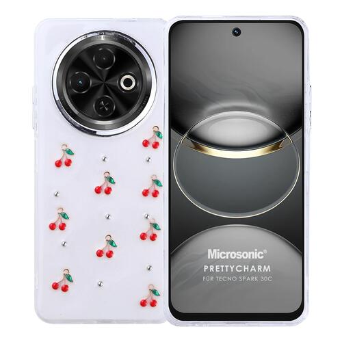 Microsonic TECNO Spark 30C 4G Kılıf PrettyCharm Cherry