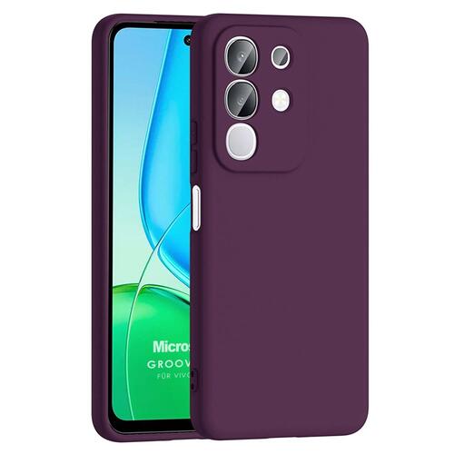 Microsonic Vivo Y29 4G Kılıf Groovy Soft Mor
