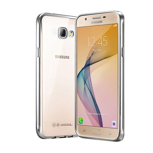 Microsonic Samsung Galaxy J7 Prime 2 Kılıf Flexi Delux Gümüş