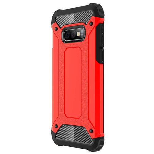 Microsonic Samsung Galaxy S10e Kılıf Rugged Armor Kırmızı