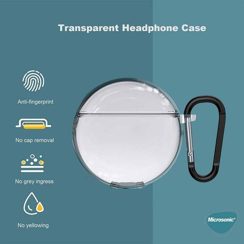 Microsonic Huawei FreeBuds 7i Kılıf Transparent Clear Soft Şeffaf