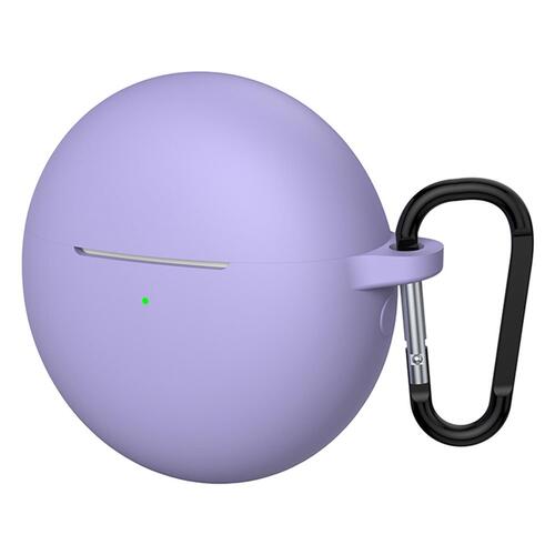 Microsonic Huawei FreeBuds 7i Mat Silikon Kılıf Lila