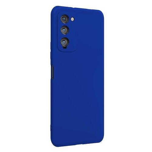 Microsonic Matte Silicone TECNO Camon 18P Kılıf Mavi