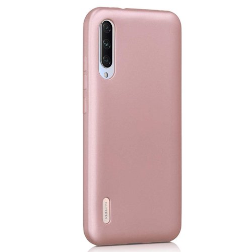 Microsonic Matte Silicone Xiaomi Mi A3 Kılıf Rose Gold