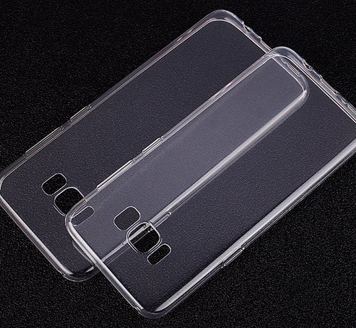 Microsonic Samsung Galaxy S8 Plus Kılıf Transparent Soft Siyah