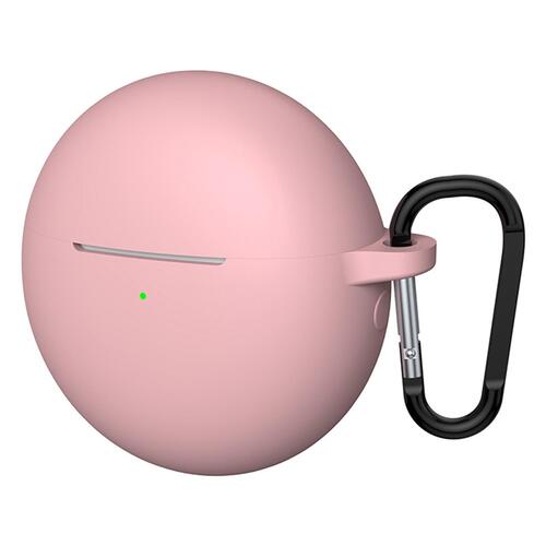 Microsonic Huawei FreeBuds 7i Mat Silikon Kılıf Pembe
