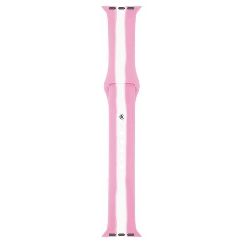 Microsonic Apple Watch Series 7 41mm Kordon Town Stripe Pembe