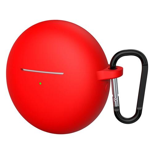 Microsonic Huawei FreeBuds 7i Mat Silikon Kılıf Kırmızı