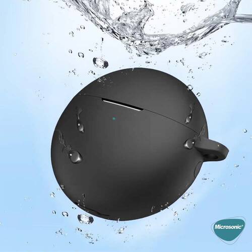 Microsonic Huawei FreeBuds 7i Mat Silikon Kılıf Kırmızı