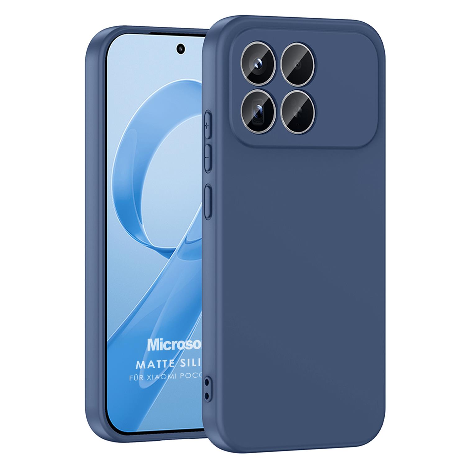 Microsonic Xiaomi Poco F8 Pro Kılıf Groovy Soft Lacivert