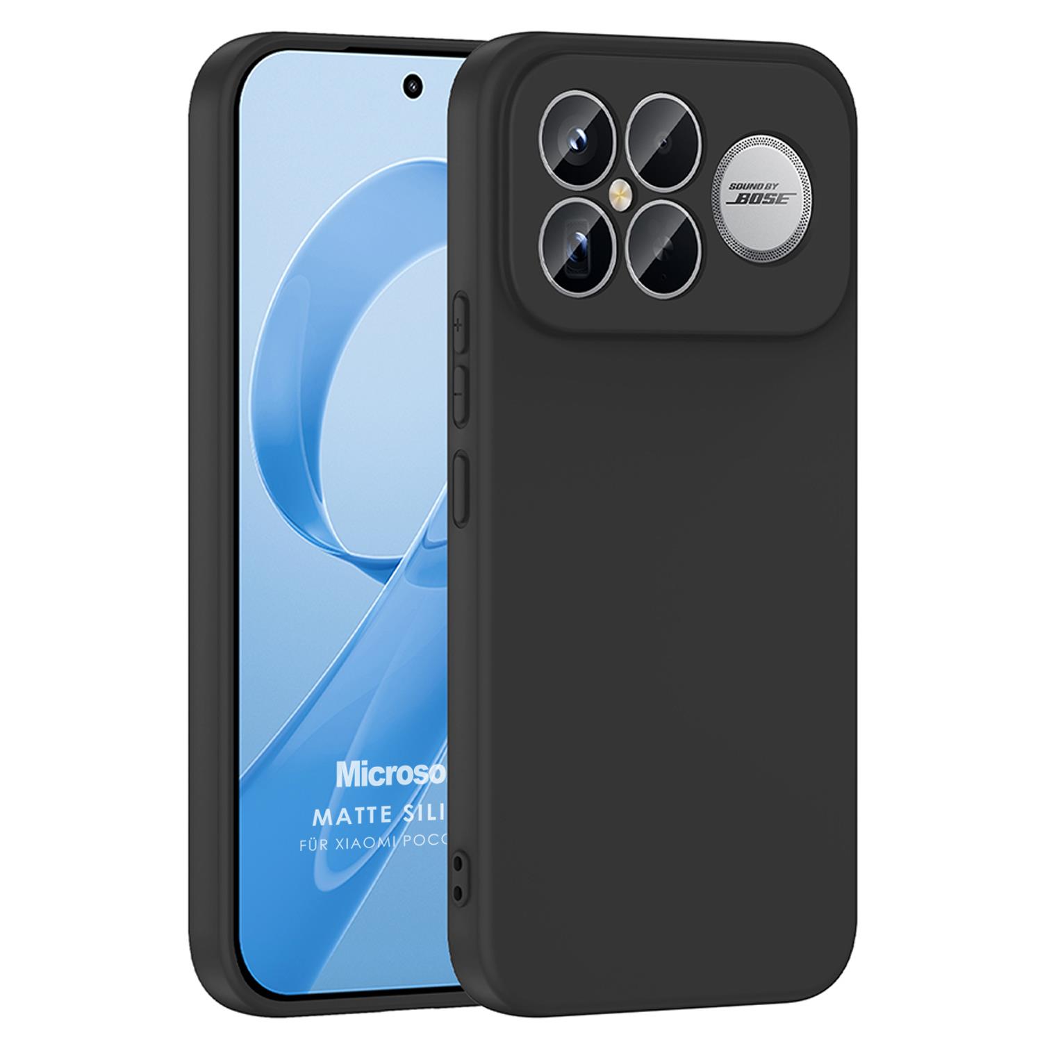 Microsonic Xiaomi Poco F8 Ultra Kılıf Groovy Soft Siyah
