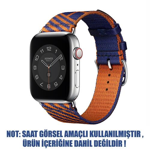 Microsonic Apple Watch 7 45mm Kordon Jumping Single Tour Mavi