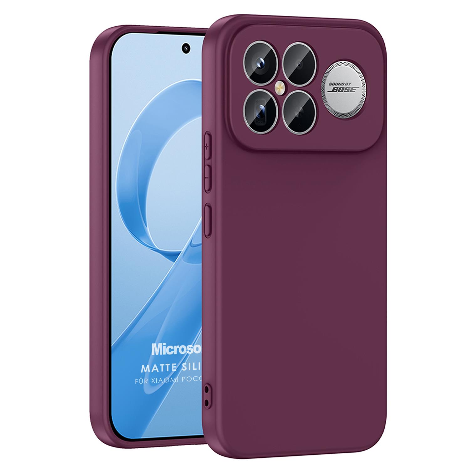 Microsonic Xiaomi Poco F8 Ultra Kılıf Groovy Soft Mor