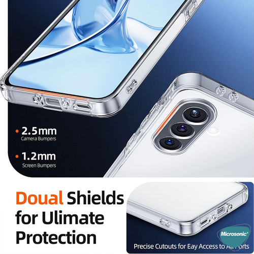 Microsonic TECNO Camon 40 4G Kılıf Transparent Soft Şeffaf