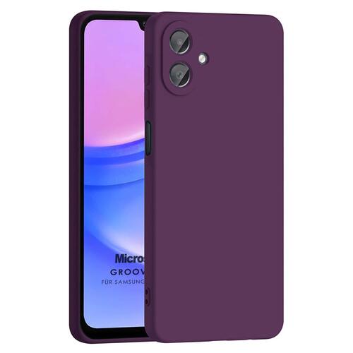 Microsonic Samsung Galaxy A07 Kılıf Groovy Soft Mor