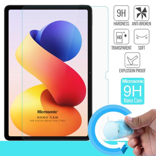 Microsonic Xiaomi Redmi Pad 2 Pro Nano Glass Cam Ekran Koruyucu