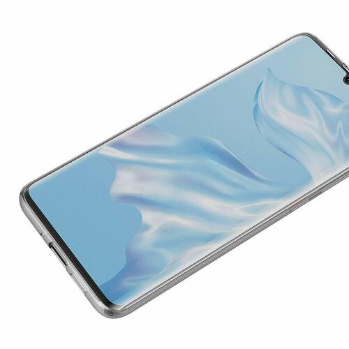 Microsonic Huawei P30 Pro Kılıf 6 tarafı tam full koruma 360 Clear Soft Şeffaf