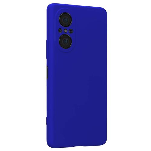 Microsonic Matte Silicone Huawei Nova 9 SE Kılıf Mavi