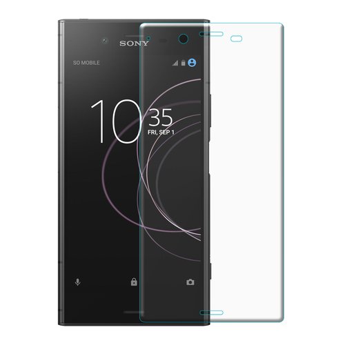 Microsonic Sony Xperia XZ1 Tam Kaplayan Temperli Cam Ekran koruyucu Kırılmaz Film Şeffaf