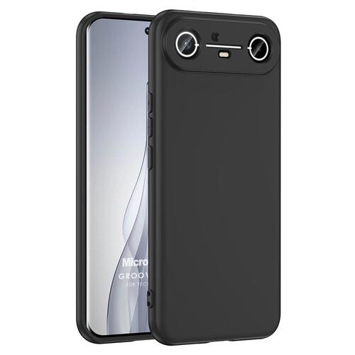 Microsonic TECNO Spark Slim 5G Kılıf Groovy Soft Siyah