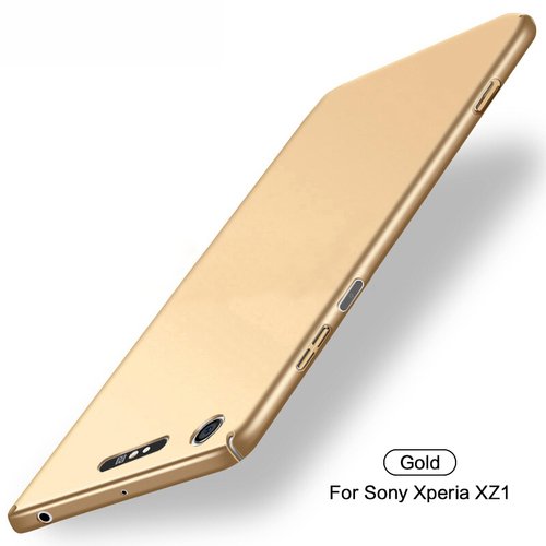 Microsonic Sony Xperia XZ1 Kılıf Premium Slim Gold